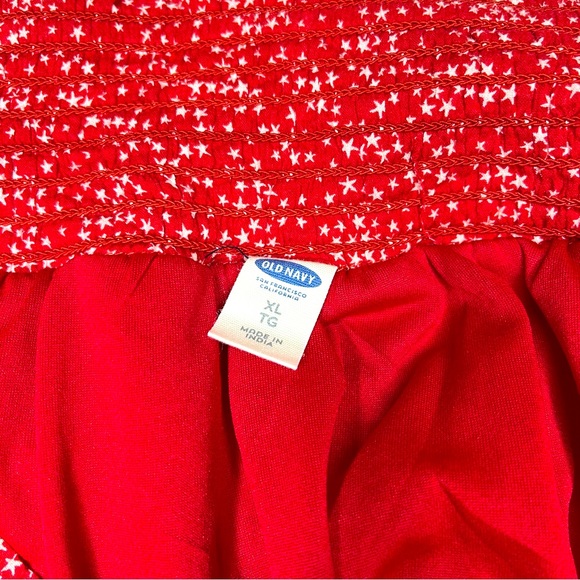 RED OLD NAVY STAR SKIRT - Picture 2 of 4